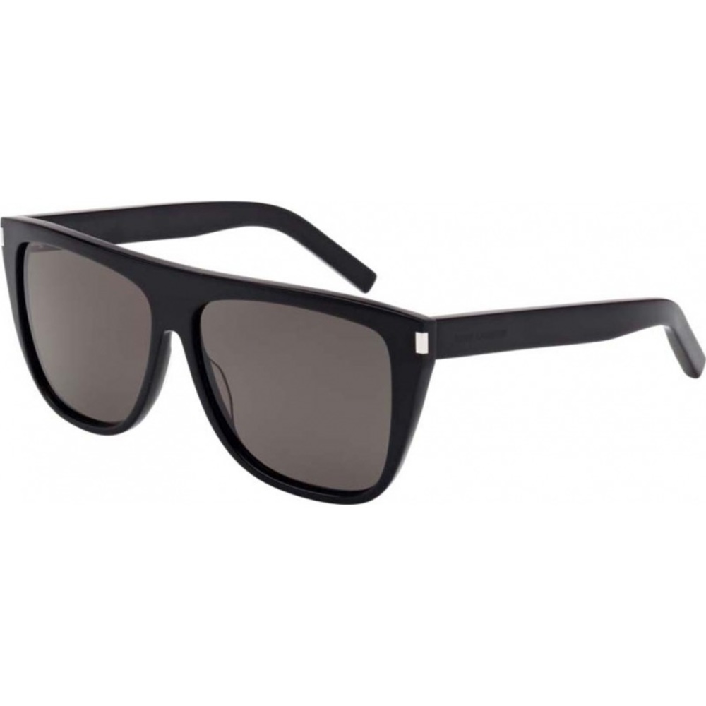 Saint Laurent Black Sunglasses with Gray Lenses